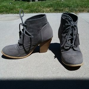 Rue 21 Grey Ankle Boots